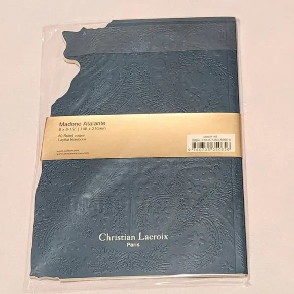 NEW Christian Lacroix Die Cut Madone Atalante Softcover Notebook Journal 80 pgs - Picture 8 of 8